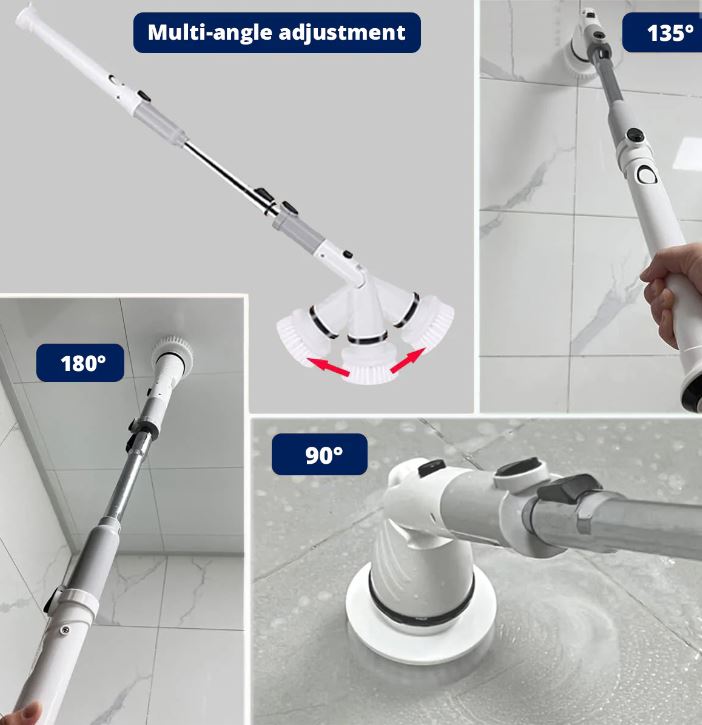 IlluminateClean: 8-in-1 Multifunctional Electric Cleaning With LED