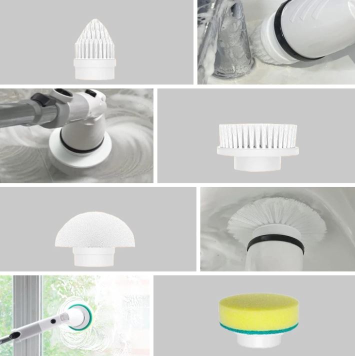 IlluminateClean: 8-in-1 Multifunctional Electric Cleaning With LED